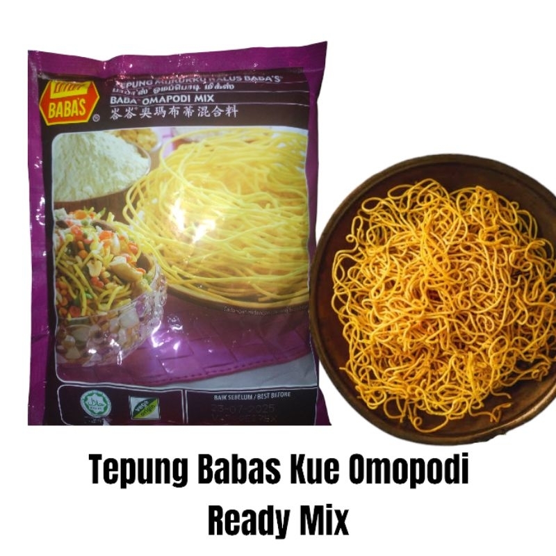 

Tepung Babas Kue Omopodi Ready Mix 500 Gram Premium Quality