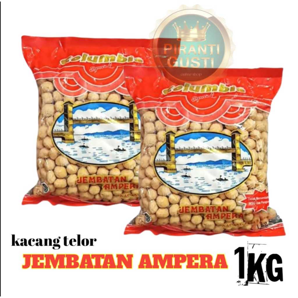 

Kacang telor jembatan ampera kemasan 1kg