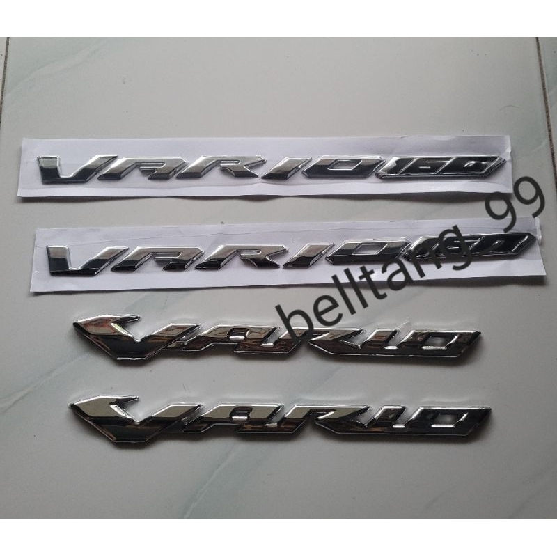 Emblem vario 160 chrom/emblem vario 125 150 chrom emblem timbol vario 160