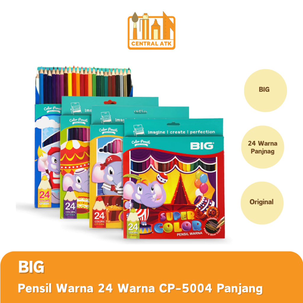 

PENSIL WARNA/ COLOUR PENCIL BIG 24 WARNA