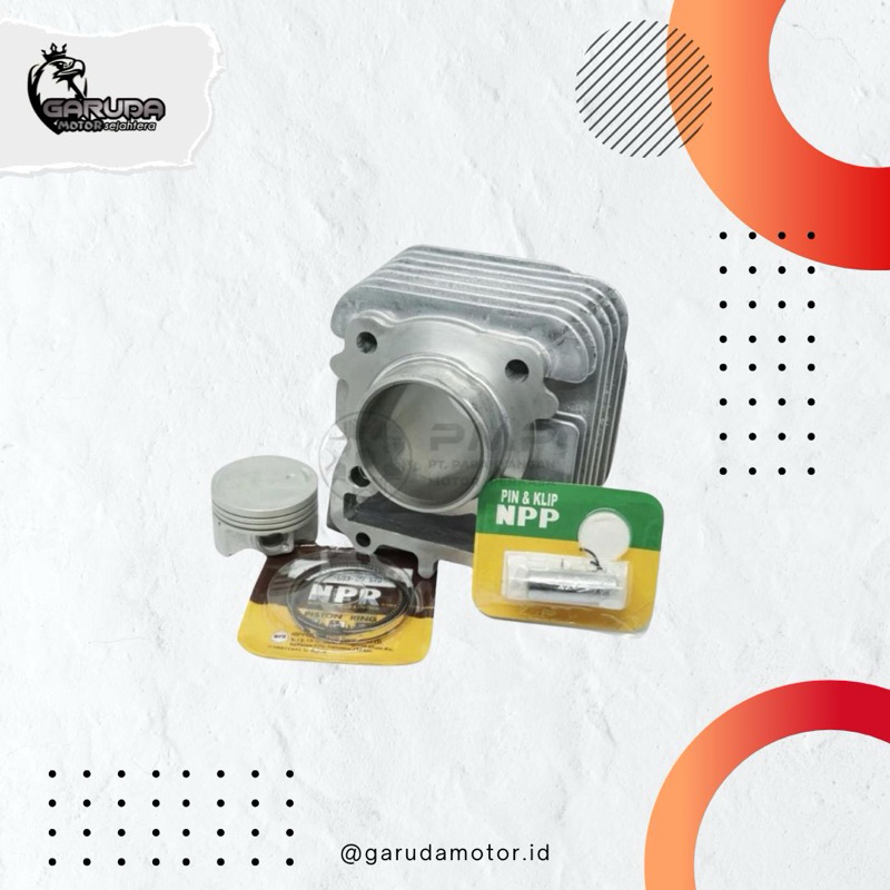 Cylinder Silinder Blok Kit Blok Mesin Komplit NPP Mio J Mio Soul GT 115 Mio GT 115