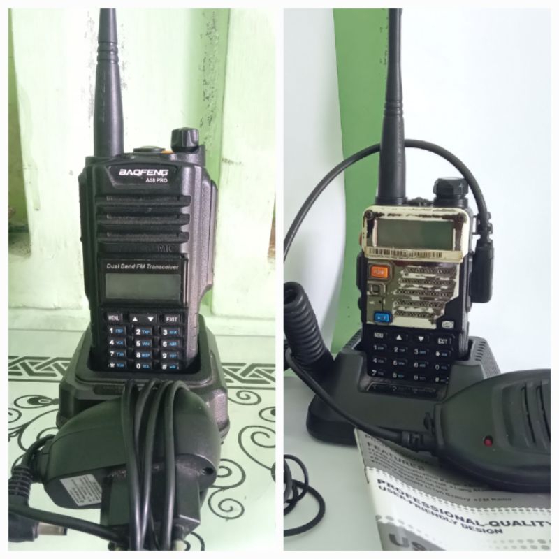 Paket Lengkap Sepasang HT Baofeng Bonus Extramic