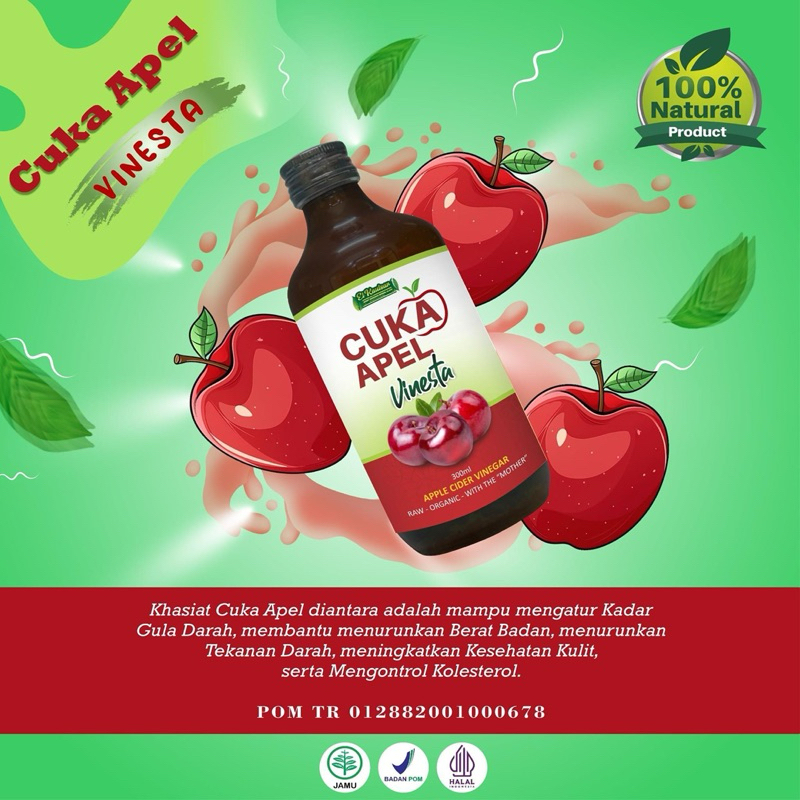 CUKA APEL KITA CUKA APEL TAHESTA CUKA APEL NUTRI GREAT CUKA APEL MAKKATA CUKA APEL PREMIUM 100% ORIG