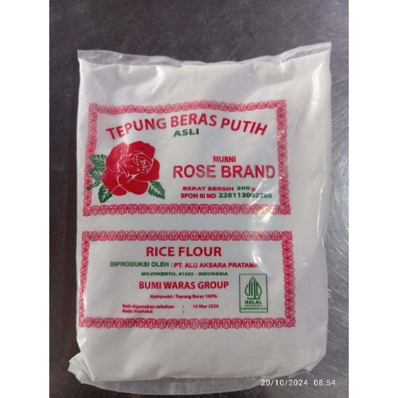 

tepung beras putih rose brand 200g
