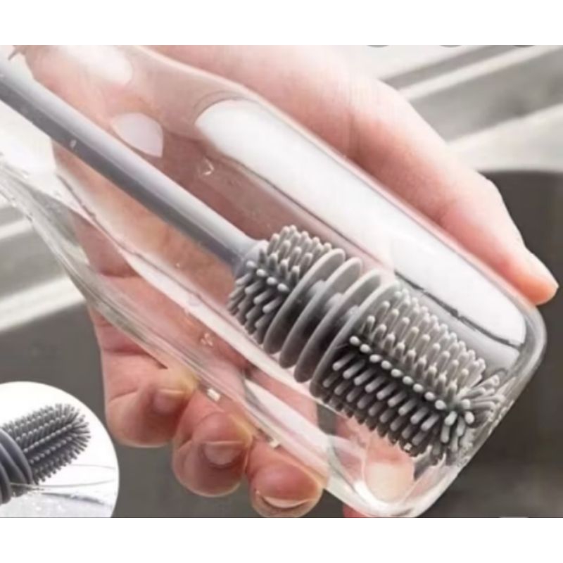 sikat botol silikon/sikat botol ganggang panjang