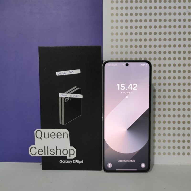 SAMSUNG GALAXY  Z FLIP 6 12/256 SECOND FULLSET