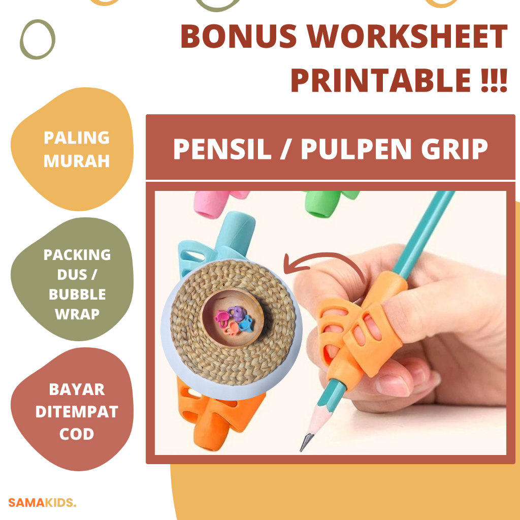 

Termurah Pencil Pulpen Grip 3 Jari | Writing Grip | Pencil Holder