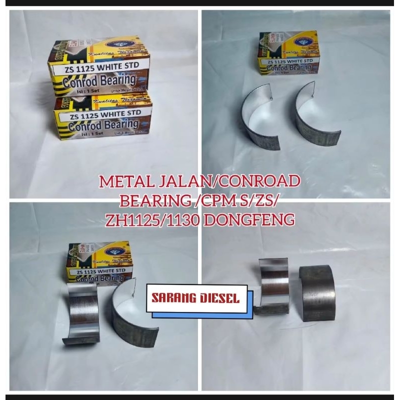 metal jalan cpm conroad bearing S1125/ZS1125/ZH1125/S1130 (STD) cpm mesin dongfeng