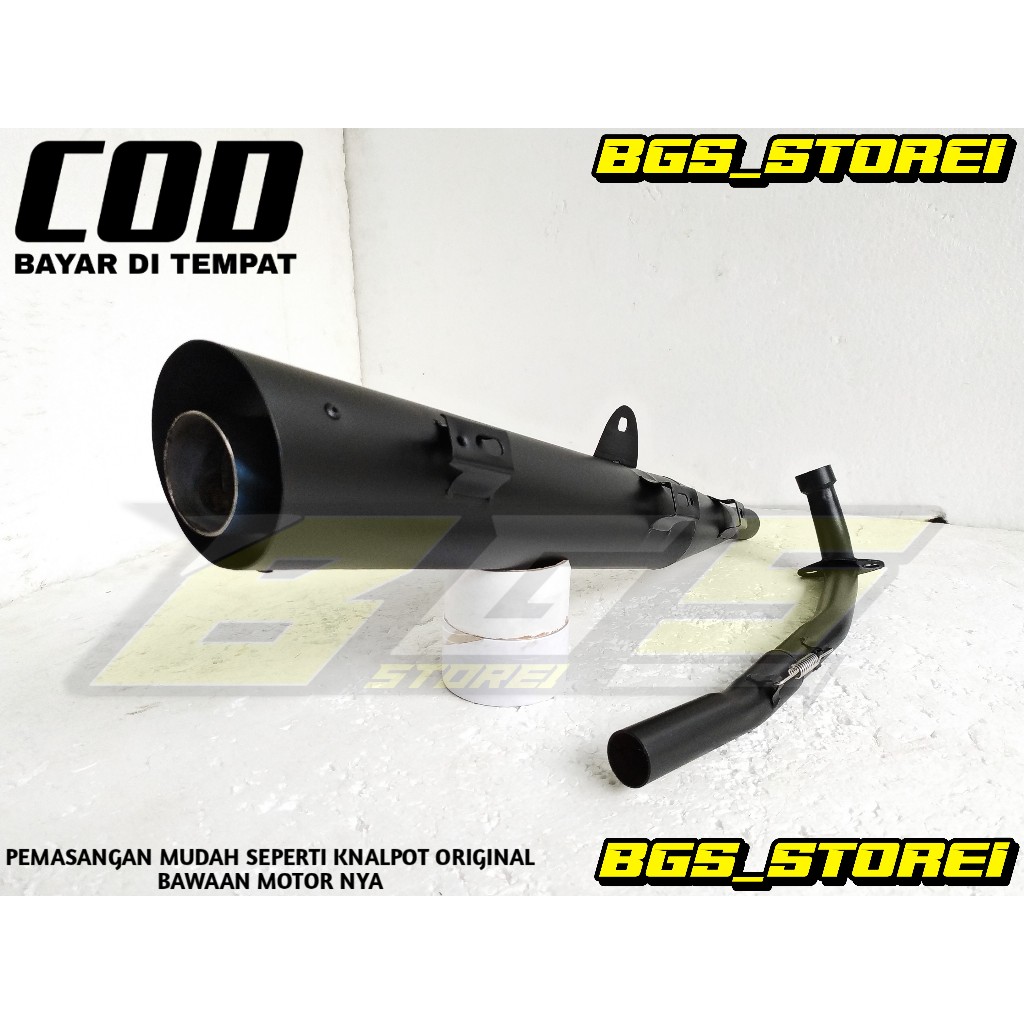 KNALPOT TSUKIGI STANDAR RACING KHARISMA KIRANA SUPRA FIT X 125 ABSOLUTE REVO Dll