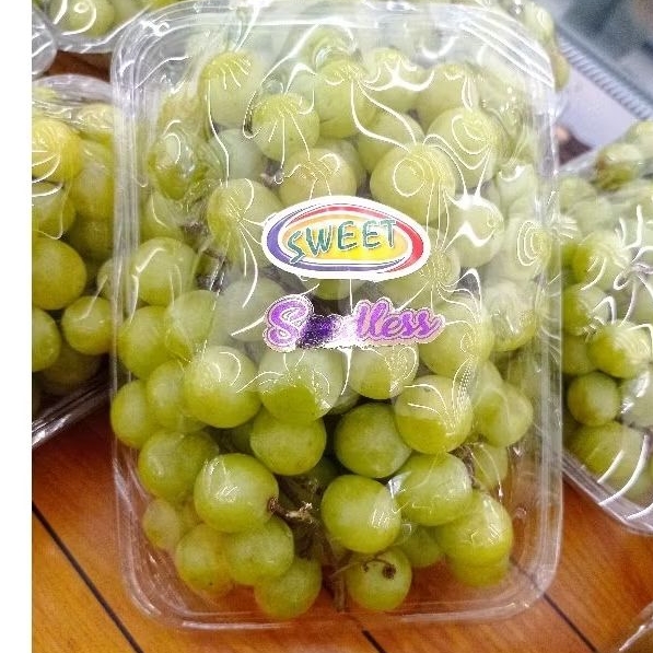 

Anggur hijau muacat | Buah anggur shine muscat pack manis