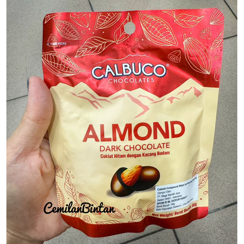 

Cemilanbintan ( Calbuco Coklat almond Malaysia 60gr) Choco Malaysia