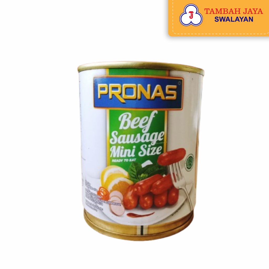 

Pronas Beef Sausage Mini Size Kaleng netto 325gr