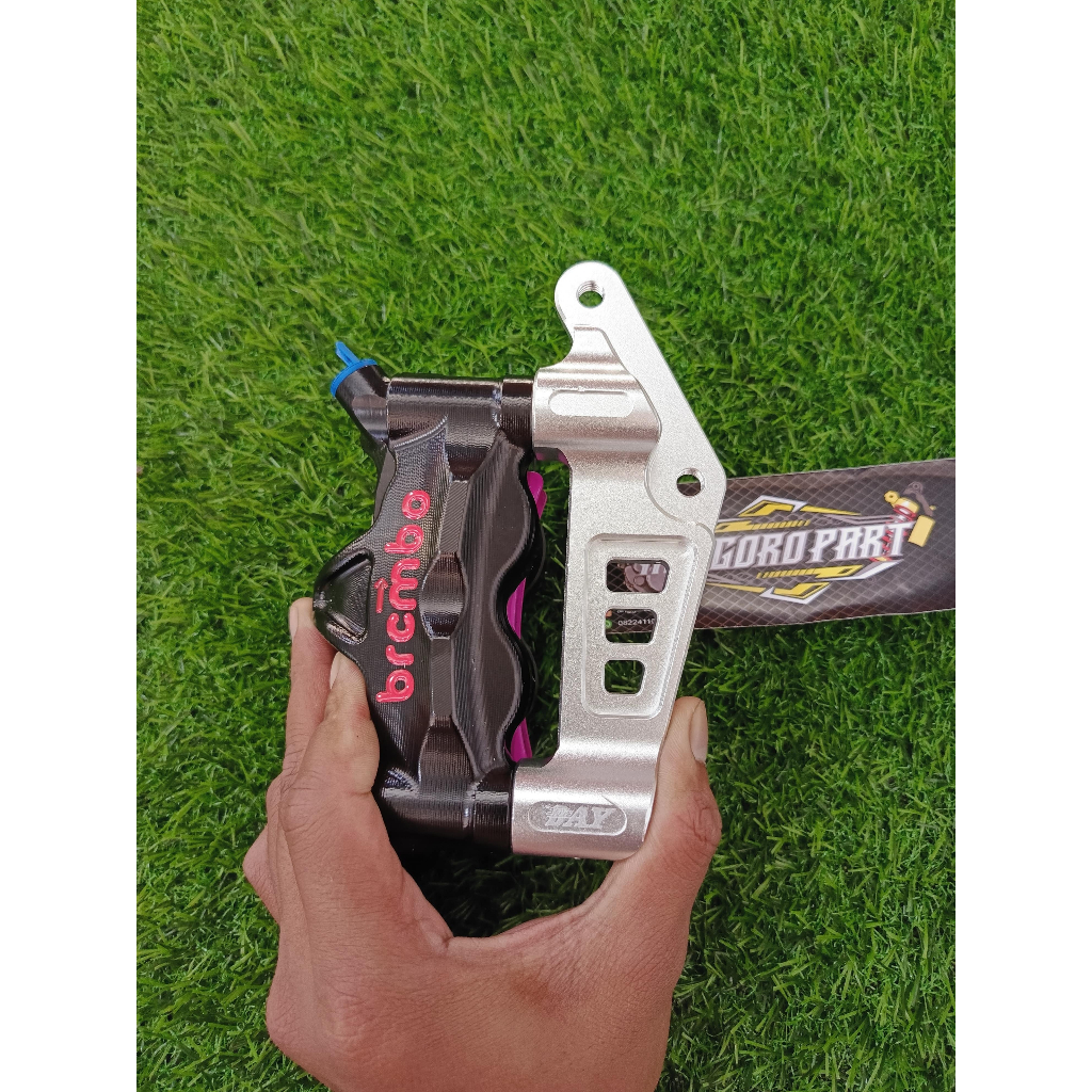 KALIPER BREMBO M50 SET BRAKET KALIPER CNC IMPORT