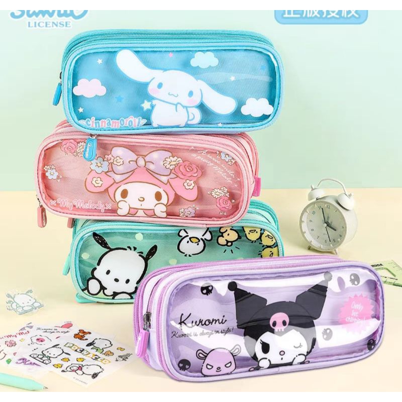 

Kotak Pensil Import Karakter / Tempat Pensil Cinnamoroll / Pensil Case Kuromi Melody