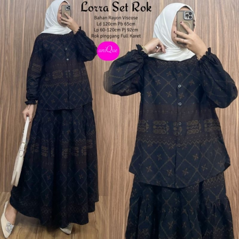 LORRA SET ROK // ETNA SET ROK PREMIUM RAYON by UNIQUE