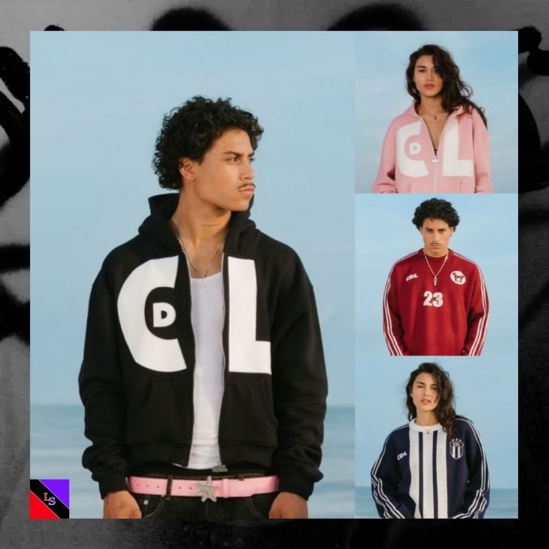 [ORIGINAL] Calle de Larache/CDL - Full Zip Hoodie Black and Pink | Jersey Knitwear Maroon | Jersey K