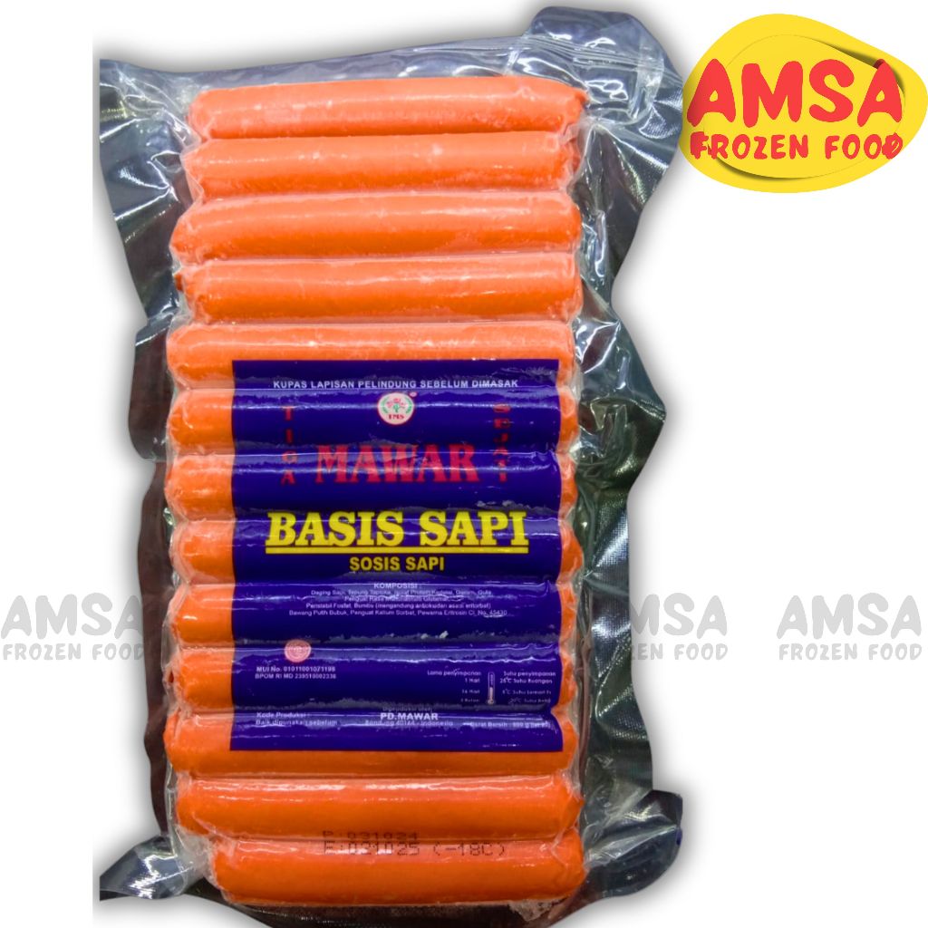 

Mawar Sosis Basis Sapi 500 gr