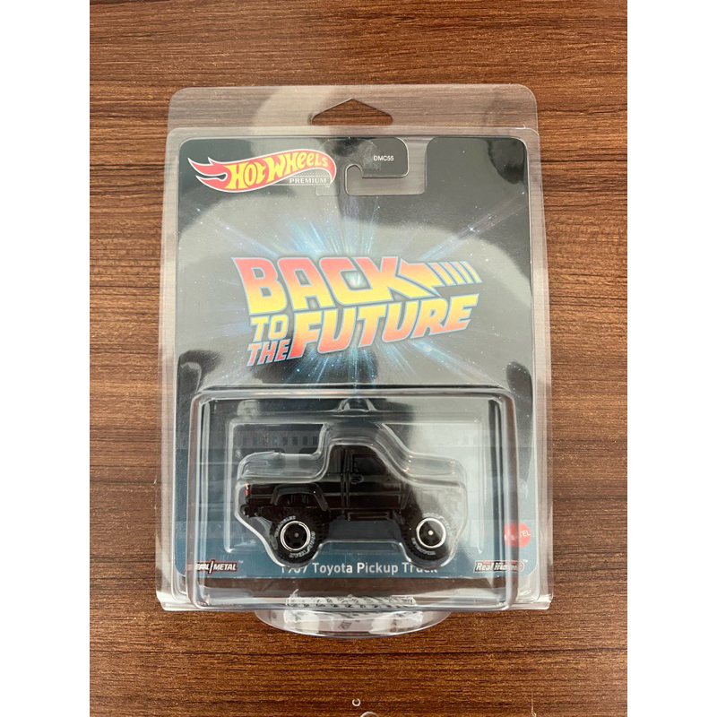 (READY) HOT WHEELS PREMIUM BACK TO THE FUTURE 1987 Toyota Pick Up Truck Hitam