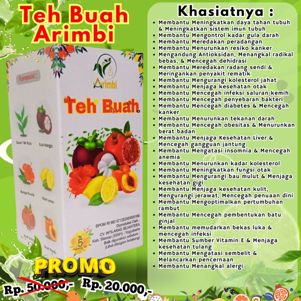 

Teh Buah Arimbi, Teh Arimbi, Teh Buah, Teh Buah Lengkap, Teh Buah Herbal, Teh Herbal Kesehatan, Teh Buah Herbal Kesehatan, Teh Buah Arimbi Herbal Kesehatan, Teh Buah Untuk Membantu Meningkatkan daya tahan tubuh,Teh Buah Untuk Membantu Mengontrol gula