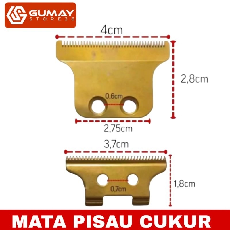 Sparepart Mata Pisau Cukur T9 kemei Dll