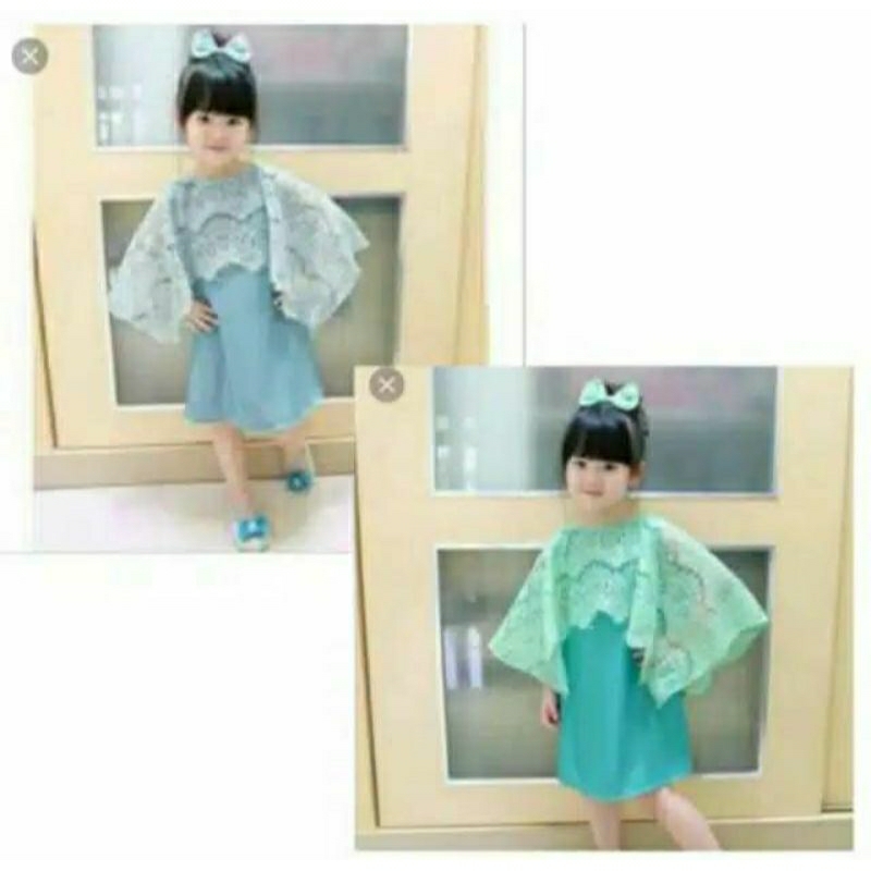 SALE Outer Cape Anak Perempuan Fashion Modis Anak Perempuan