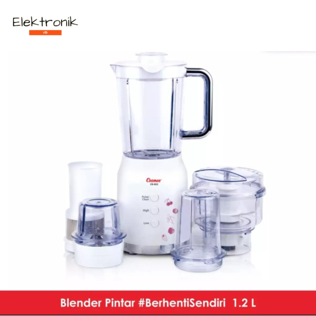 Blender Plastik Cosmos 4 in 1 Edelweiss Series CB 802