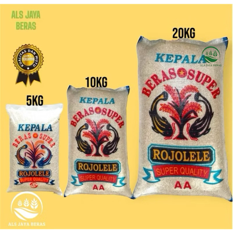 

BERAS ROJOLELE QUALITY 5KG/10KG/20KG/25KG