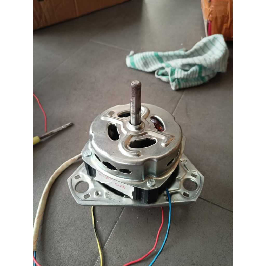 Dinamo TEMBAGA Mesin Cuci PENCUCI Spin Kaki 3 Rapat untuk Merk Sharp SIDOARJO ORIGINAL