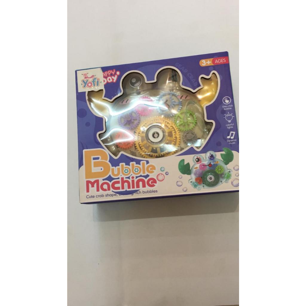 Yofi Mainan Bubble Machine Crab Mesin Bubble