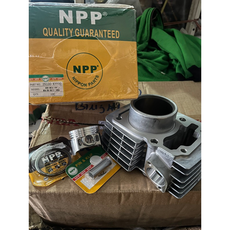 BLOK MESIN COMPLETE PISTON KIT STANDAR NEW MEGA PRO VERZA CB VERZA CRF 150 KODE KYE