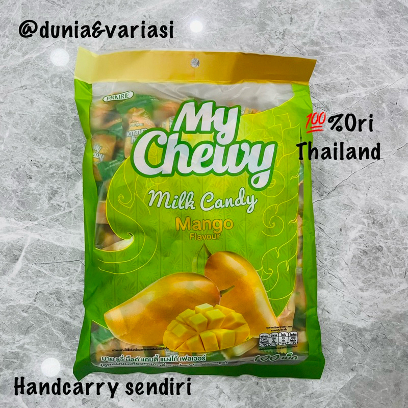 

Permen Thailand My Chewy Milk Candy Mango Flavour