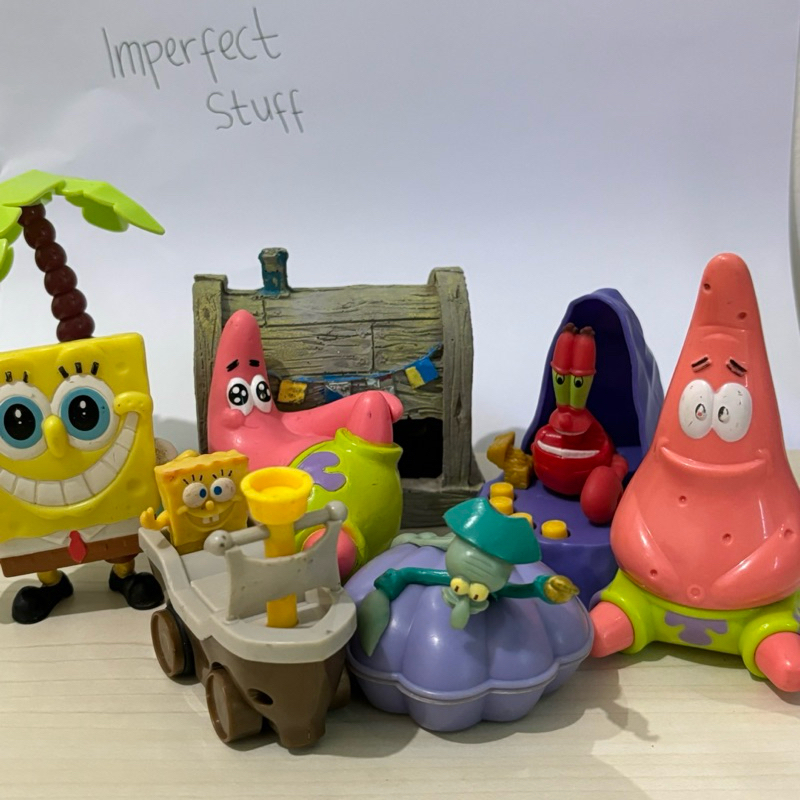Mainan Figure Spongebob / Spong bob Squarepants/MCD happy meal/KFC happy meal/Mcdonald's/KFC