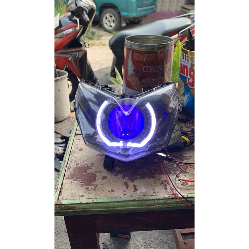 Custom billed reflektor supra x 125 batman(Billed asli)Pre-Order