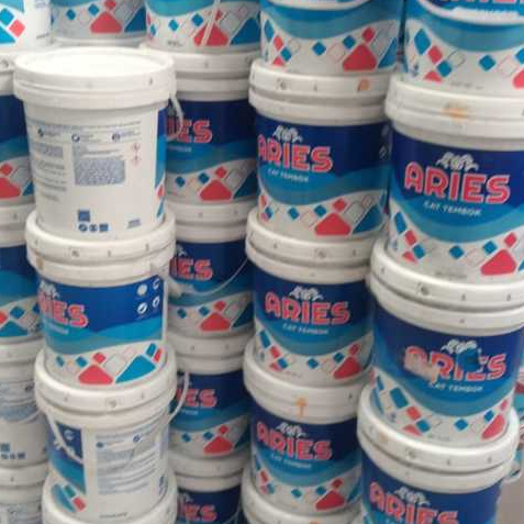 Cat Tembok Aries 20 Kg Dinding Rumah Grc Gypsum Plafon Murah Ekonomis