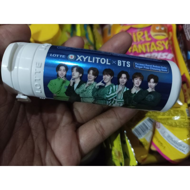 

LOTTE Xylitol Fresh Mint BTS 26g stock terakhir
