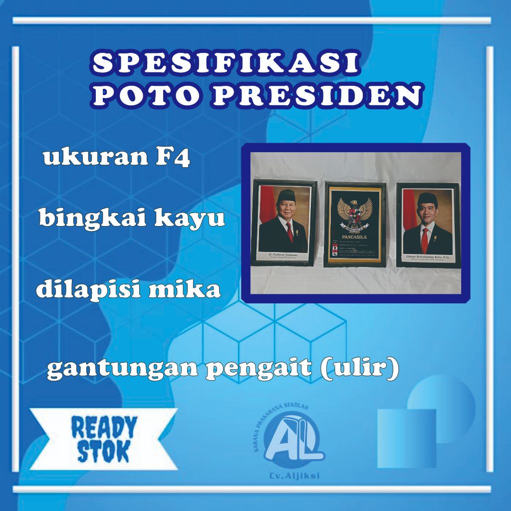 GAMBAR FOTO PRESIDEN DAN WAKIL PRESIDEN