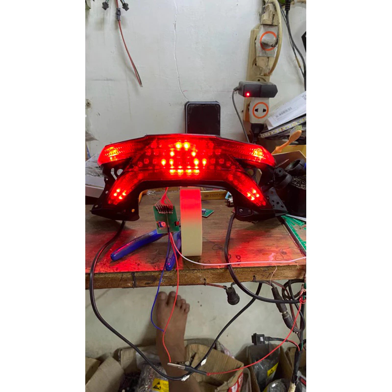 stoplamp runing pcx 160