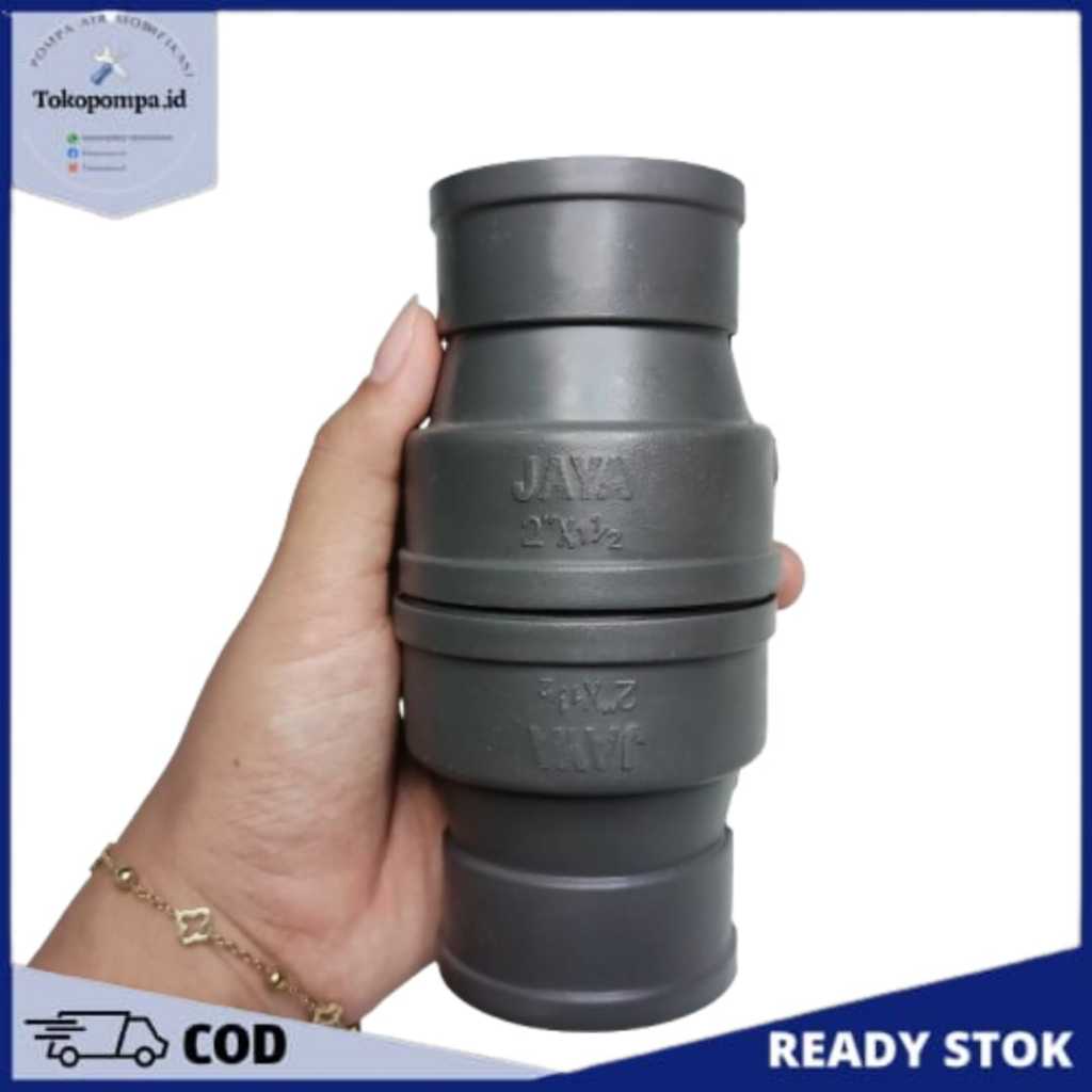 1½ dim Tusen klep Klep Tangah Model Overloop 1.5dim / 1.5inch Tanpa Sarangan