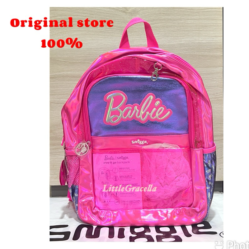 Smiggle Backpack Barbie Original Store/tas ransel anak sd smiggle original