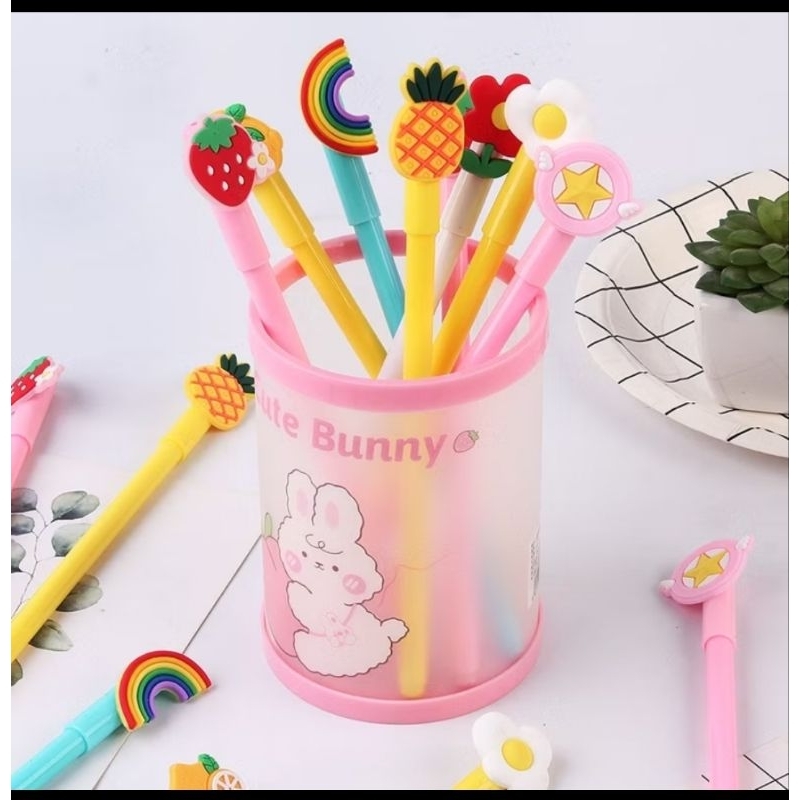 

AA STORE - Pulpen Gel Karakter Kartun Buah 3D