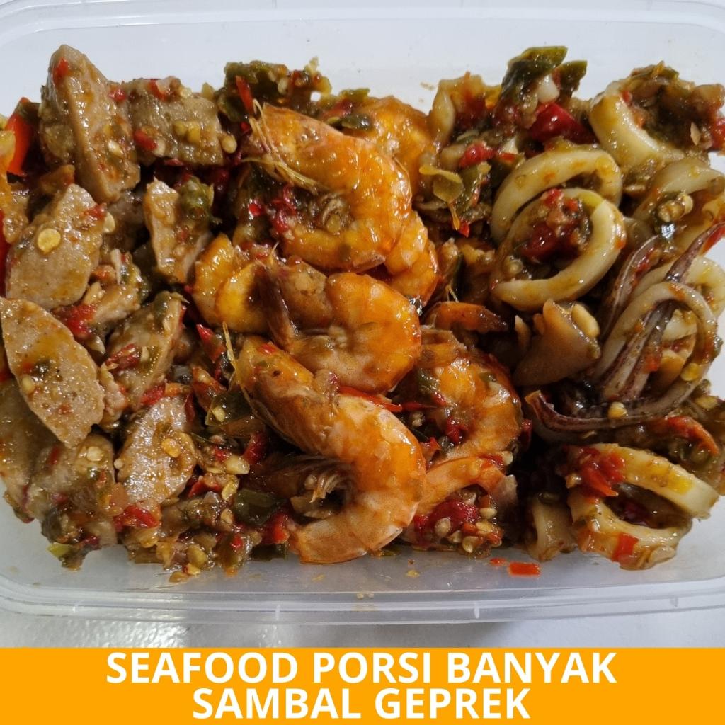 

Seafood Double Sambel Geprek Special - Arviansyah Seafood Surabaya