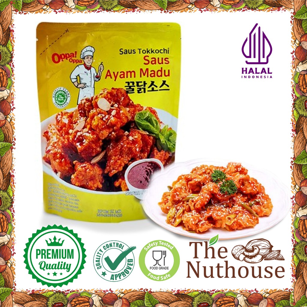 

Oppa! Oppa Saus Ayam Madu Korea / Honey Chicken Sauce / Saos Instan 250gr [HALAL] Rp27.000