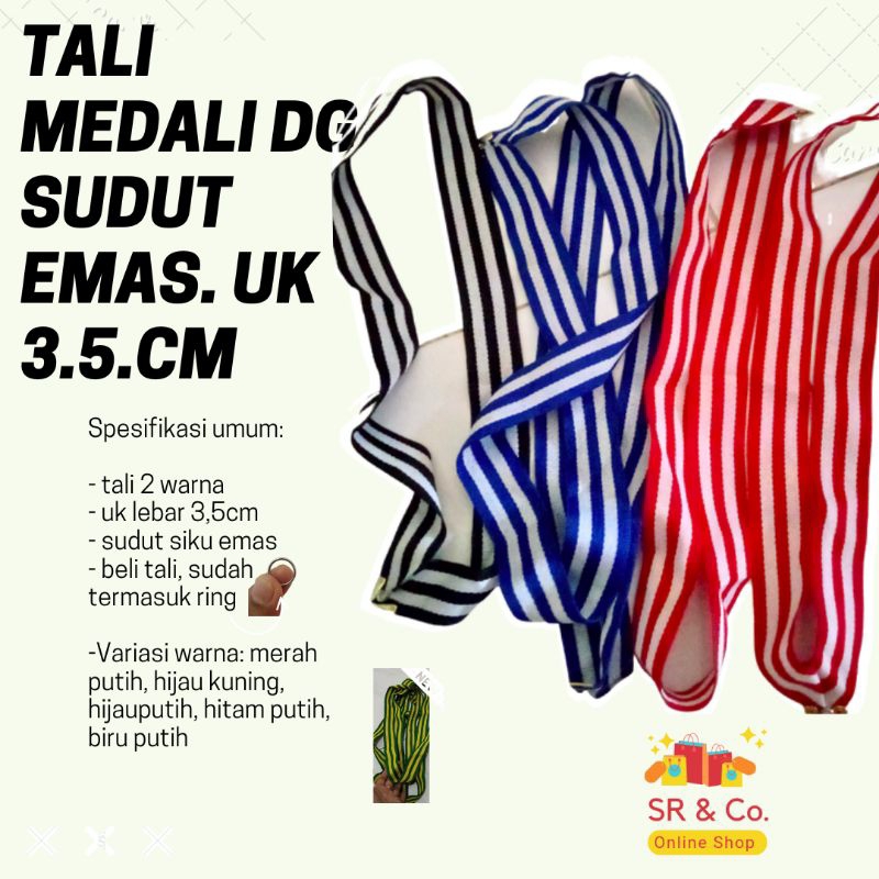 Tali Medali dan Ring/ buat medali sendiri/ tali medali murah/