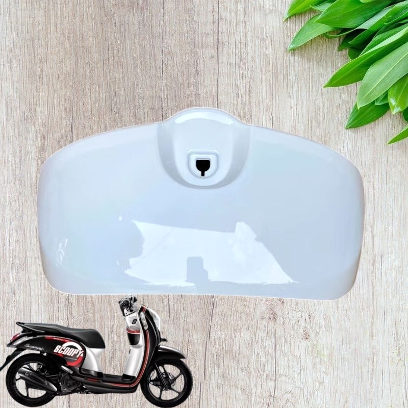 Cover rak laci Honda Scoopy tahun 2013 2014 2015 2016 putih