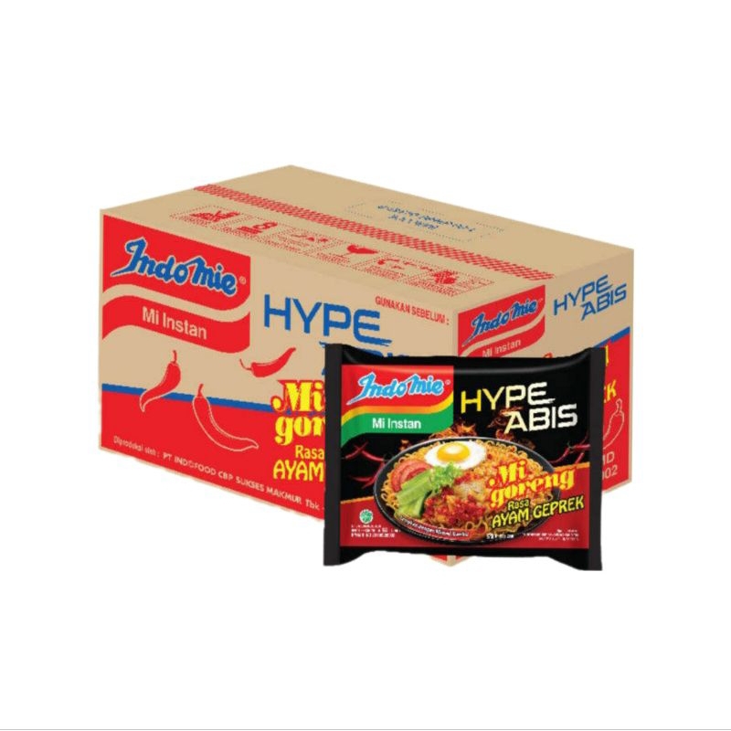 

Indomie Mi Instan Mi Goreng Rasa Ayam Geprek (1 dus/40 pcs)