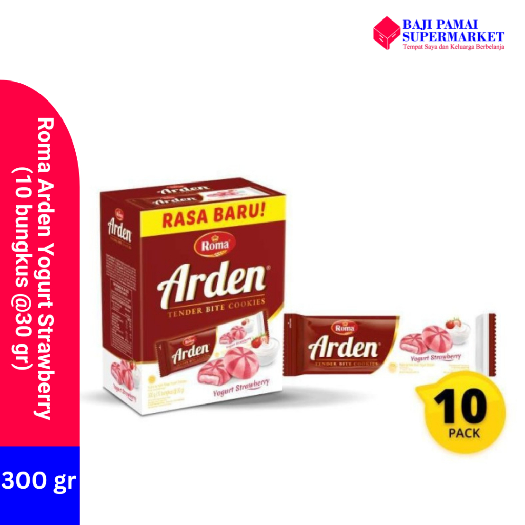 

Roma Arden Yogurt Strawberry 300 gr (10 bungkus @30 gr)