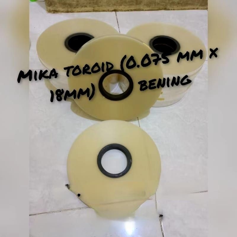 Mika toroid trafo (0,075 X 18mm) bening