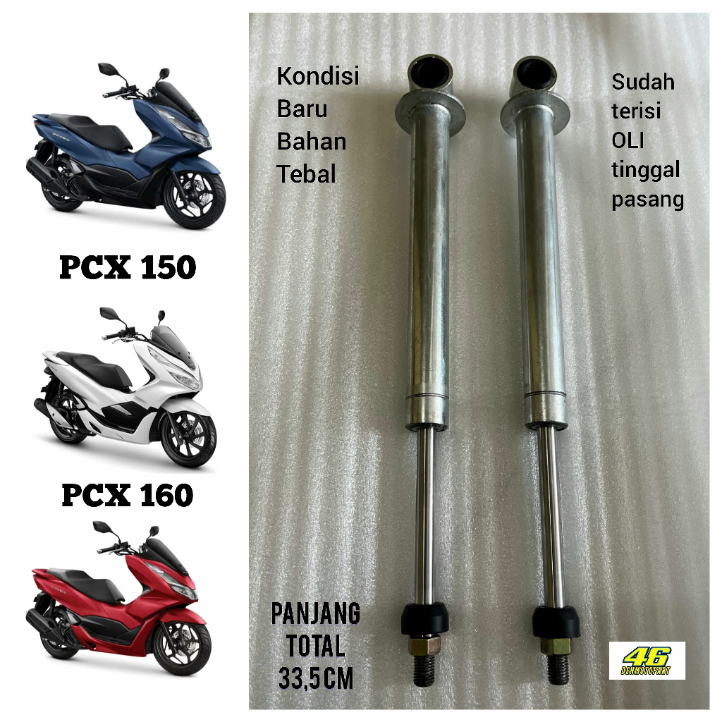 AS HIDROLIS SHOCK SHOK SKOK BELAKANG [ SEPASANG ] HONDA - PCX 150 , PCX 160