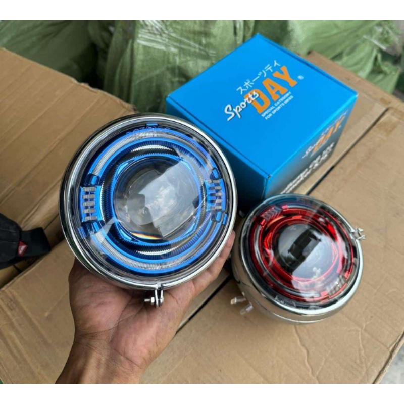 Lampu biled set batok CB125 merk day original