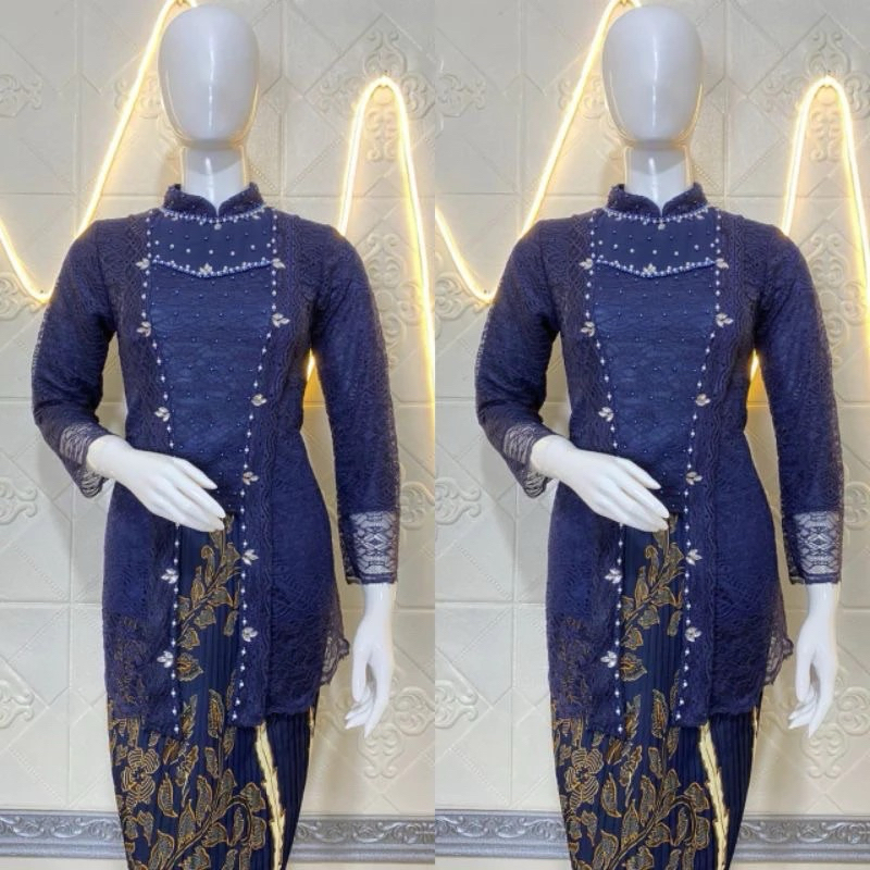 Kebaya Kutubaru Hijab Brukat Payet / Kutubaru Hijab / Kebaya Hijab / Kebaya Wisuda Kondangan